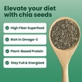 thumbnail image 4 of Sanar Naturals Raw Black Chia Seeds, High Fiber, Omega-3, Vegan, 10 oz, 4 of 8