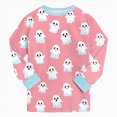 thumbnail image 5 of NOLDARES Boys Girls Halloween Pajamas Cute Pumpkin Print Pjs Cotton Kids Skeleton Sleepwear Clothes Sets Ghost Skull Holiday Sleepwear(Pink,6-7 Y), 5 of 8