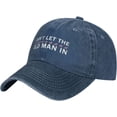 thumbnail image 2 of Old Man Womens Hat Don't Let Old Man in Fashion Cap, 2 of 8