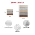 thumbnail image 7 of Brown Wooden Kitchen Dish Towels for Drying Dishes Set of 2, Grey Stripe Gradient Country Rustic Grain Waffle Weave Microfiber Hand Tea Bathroom Towels Quick Dry & Absorbent Towel 12x12, 7 of 7