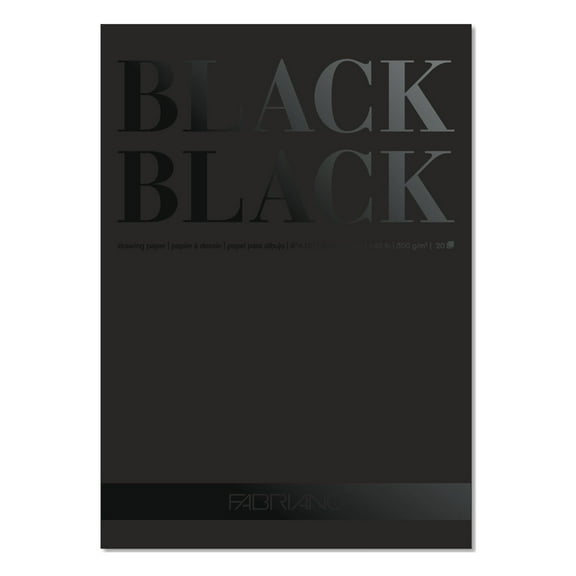 Fabriano Black Black Pad, 9" x 12"