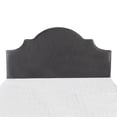 thumbnail image 3 of Kepooman Queen / Full-Size Upholstered Headboard | Nail Head Trim Wingback Button Tufted Headboard, Gray, 3 of 8