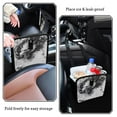 thumbnail image 4 of Qxltty Black Dragons Car Dumpster Collapsible Rear Seat Suspension Trash for Front Seat Center Console in Vehicle, 4 of 8