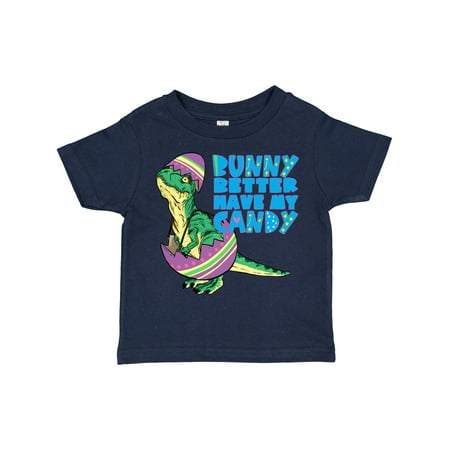 

Inktastic Easter Baby Dino Bunny Better Have My Candy Gift Toddler Boy or Toddler Girl T-Shirt