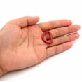 thumbnail image 2 of Wuuycoky Metal D-Rings Buckle, 0.8 inch Non-Welded for Webbing Sewing DIY - Red - Pack of 6, 2 of 4