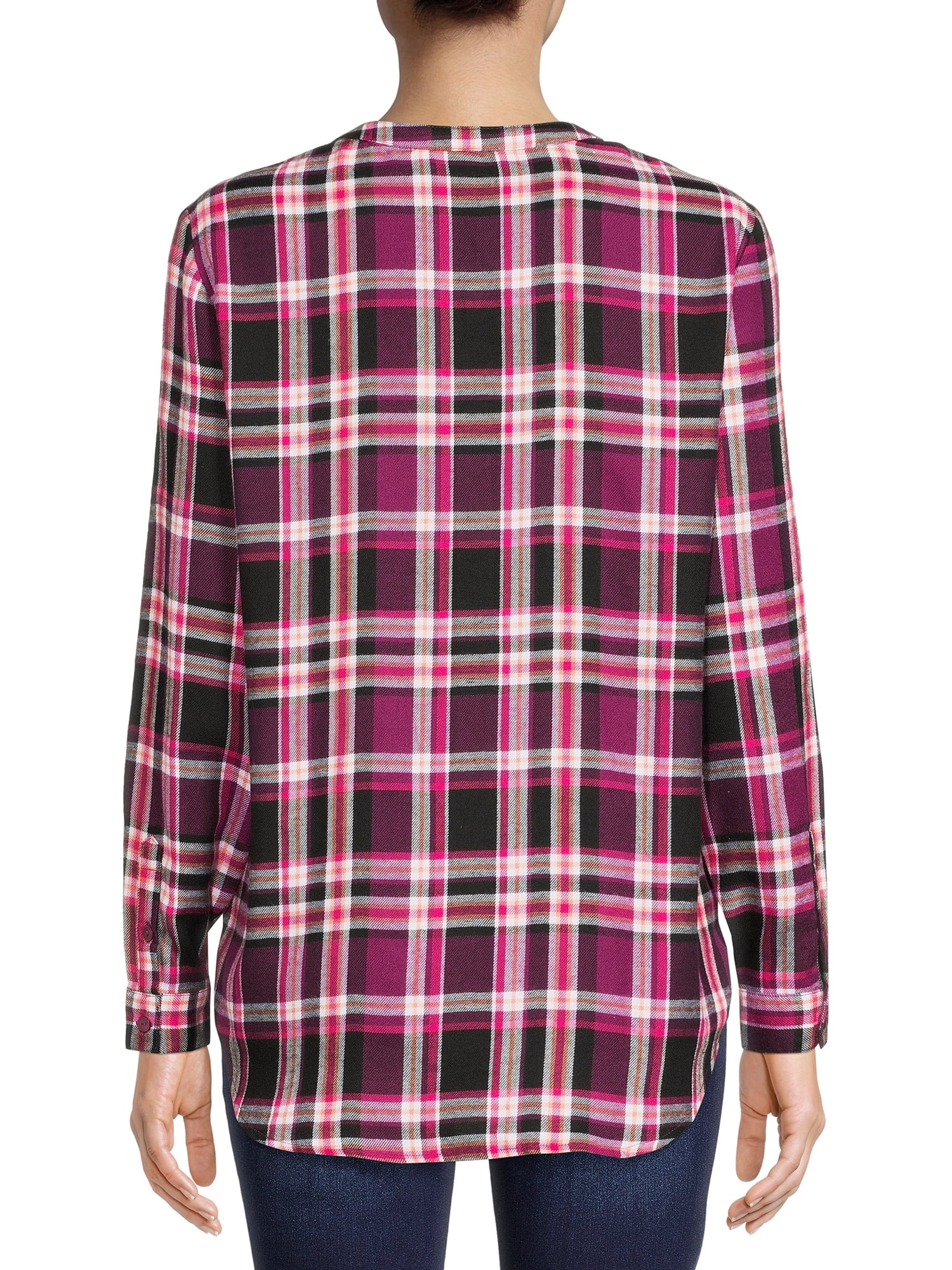 The Pioneer Woman Embroidered Flannel with Long Sleeves