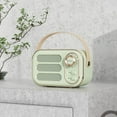 thumbnail image 2 of Wireless Bluetooth speaker Retro mini speaker; Portable outdoor sports speaker (Green), 2 of 2