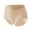Khaki, variant on Besolor Underwear for Women Ribbed Mid High Waist Stretch No Show Panties Soft Breathable Ladies Briefs