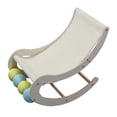 thumbnail image 3 of Cat Hammock Bed Cat Rocking Chair Kitty Wear Resistant Portable Rest Play Balls White, 3 of 9