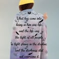 thumbnail image 4 of Jesus Bible Verse Throw Blanket for Couch Sofa Bed Warm Fuzzy Flannel Blanket for Kid Baby Adults Lightweight Soft Cozy Warm Luxury Microfiber Blankets (Pink Purple , 50''''x 60''''), 4 of 6