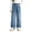 Blue D, variant on Bovxnpu Boys Jeans Denim Pants Wide Leg Fashion Denim Pants With Pockets Casual Curved Jeans Trousers