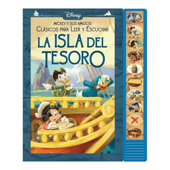 Disney Mickey y Amigos La Isla Del Tesoro Pikids 1 Libro