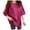 Hot Pink, variant on Baberdicy Women's Oversized Cotton T-Shirt – Loose Fit Crewneck Tee for Casual Wear, Soft Breathable Summer Top, Unisex Street Style Basic Wardrobe Essential (Purple | XL)