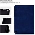 thumbnail image 4 of Allytech Folio Case for Kindle Fire HD 10 2021/Fire HD 10 Plus 10.1" Tablet 11th Generation 2021 Released, Slim Premium PU Leather Multi Angle Stand Flip Smart Cover with Auto Sleep Wake,Blue, 4 of 7
