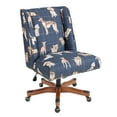 thumbnail image 2 of Linon Draper Upholstered Swivel Office Chair, Multiple Colors, 2 of 10