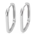 thumbnail image 1 of Pendientes de plata Sonducket personalizados para mujer y niña oro blanco rectángulo, 1 of 6