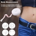 thumbnail image 4 of Measuring Tape for Body,Soft Tape Measure for Body Sewing Fabric Tailor Cloth Craft Measurement Tape，79 Inch/2 Meters White Retractable Dual Sided Measure Tape, 4 of 5