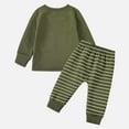 thumbnail image 5 of HCNTES Fall Toddler Baby Boy Clothes Winter Outfits Long Sleeve Sweatshirt Long Pants Little Boy Cothing Set toddler winter clothes(AG,18-24 Months), 5 of 8