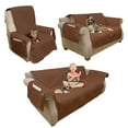 thumbnail image 4 of PETMAKER Recliner Cover - Chair Cover for Dogs, Pets, and Kids (Brown), 4 of 5