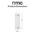 thumbnail image 4 of RTIC 40 oz Ceramic Lined Insulated Outback Water Bottle, Leak Resistant, White, 4 of 6