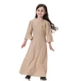 thumbnail image 5 of Vividxx Girls Dress Girls Floral Embroidered Long Dress Ethnic Bohemian Summer Casual For Kids Toddler Outfit 14-15 Years, 5 of 8