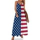 thumbnail image 1 of Bandera de Estados Unidos - Vestido sin mangas con estrellas y rayas de EE. UU. Ropa de mujer Cóctel de vestidos Vestidos de playa, 1 of 7