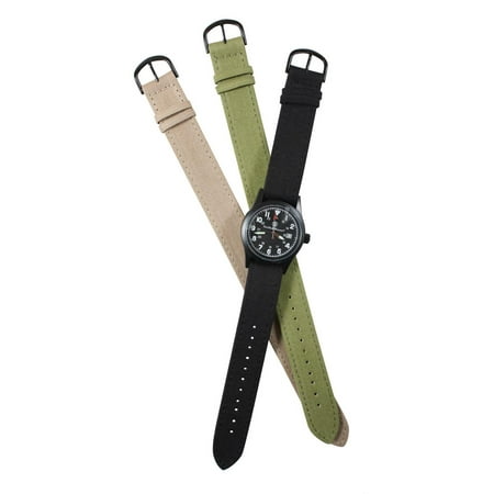 Smith and Wesson Military Multi Canvas Strap Watch Olive Drab -
