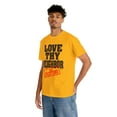 thumbnail image 4 of DJH Apparel | Love Thy Neighbor: No Exceptions Christian Unisex Cotton Tee, 4 of 8