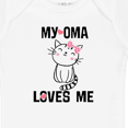 thumbnail image 4 of Inktastic My Oma Loves Me Girl Cat Girls Baby Bodysuit, 4 of 5