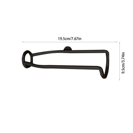 Wall Mount Wine Rack Metal Wine Bottle Holder for Wall Modern Wine Rack for Home Bar Kitchen(Black)