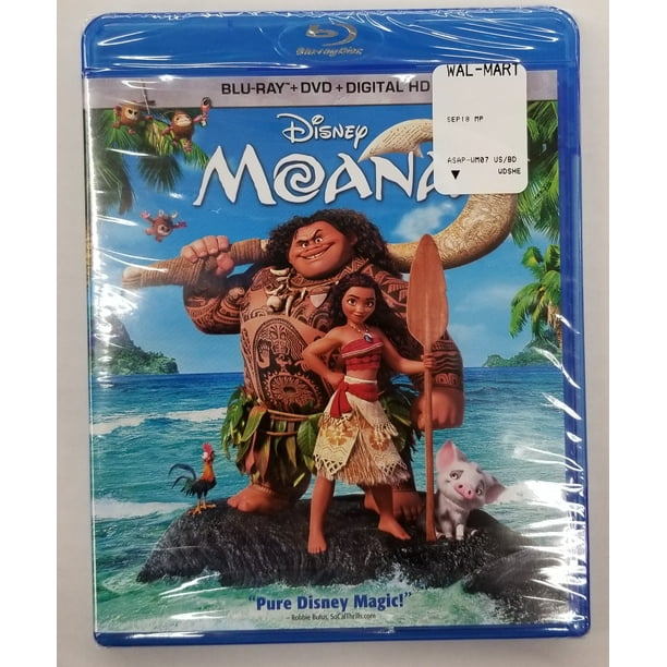 Moana Standard Definition Widescreen Blu Ray Dvd Digital Copy Walmart Com Walmart Com