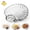 1PCS, variant on Glass Shell-Shaped Dumpling Plate, Glass Shell Dumpling Tray with Sauce Plate Snack Dessert, Dumplings Storage for Home Kitchen Use and Weddings
