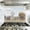 Color 2, variant on Kitchen Backsplash Peel and Stick Wall Murals Barn Windmill Framed Artwork Wood Farm Metal Windmill Dry Removable Mural 35.4"W x 23.6"H, Oil Proof Vinyl Wallpaper for Fireplace & Behind Stove