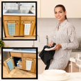 thumbnail image 2 of Evelots Barra Con Gancho Para Toallas Sobre La Puerta Del Gabinete - Cocina Baño - Paquete De 2 - Soporte Para Toallero De Mano - Puerta Interior O Exterior - Acero Inoxidable Cepillado - Sin Óxido -, 2 of 5