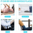 thumbnail image 7 of Lumbar Support Pillow for Office Chair, Memory Foam Lumbar Pillow for Lower Back Pain Relief (Grey), 7 of 7