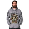 thumbnail image 3 of Erase All Fears Snake Skull Tattoo Hoodie Sweatshirt Women Men Brisco Brands S, 3 of 6