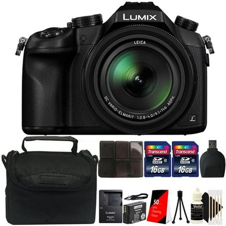 Panasonic Lumix DMC-FZ1000 4K Digital Camera Black with Complete Accessory