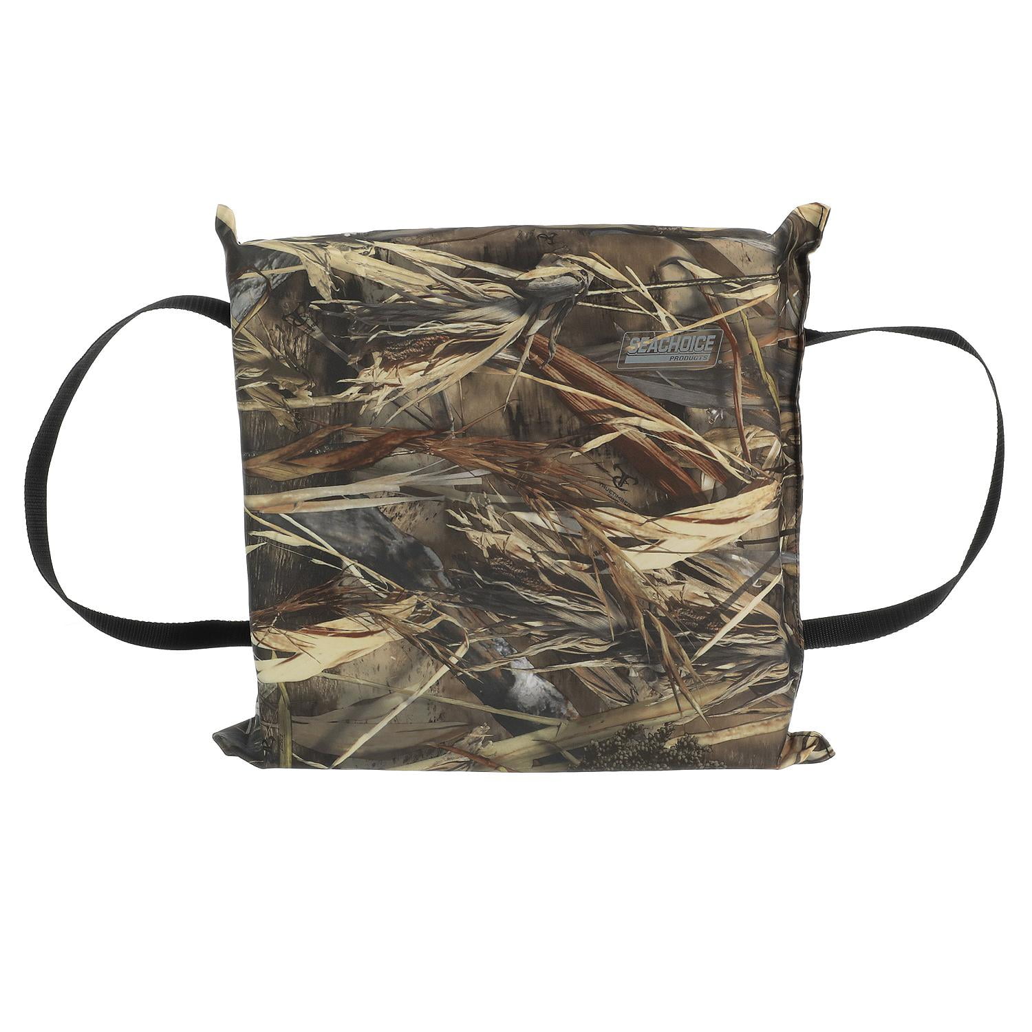 Seachoice Emergency Marine Foam Flotation Cushion, Square, 15 In. X 15 In., Camouflage