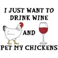thumbnail image 2 of CafePress - Chickens And Wine - 11 oz Ceramic Mug - Novelty Coffee Tea Cup, 2 of 4
