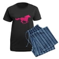 thumbnail image 5 of CafePress - Horse Silhouette Women's Dark Pajamas - Women's Short Sleeve Print T-Shirt and Pants Dark Cotton Pajama Set, 5 of 7