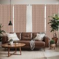 thumbnail image 2 of Ambesonne Cow Print Window Curtains, Cattle Skin with Spot, Each 28" W x 95" L, Pale Yellow Brown, 2 of 5
