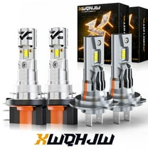 FOR Freightliner Sprinter 3500 2019 4X LED Hi/Lo Beam Headlight H7 H15 Bulbs 6500K White A  