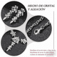 thumbnail image 2 of Conjunto De Joyas Glamuroso Collar Y Pendientes Blanco Malubero Malu1700, 2 of 3