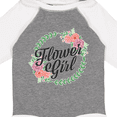 thumbnail image 4 of Inktastic Flower GIrl with Flower Circle Girls Long Sleeve Baby Bodysuit, 4 of 5