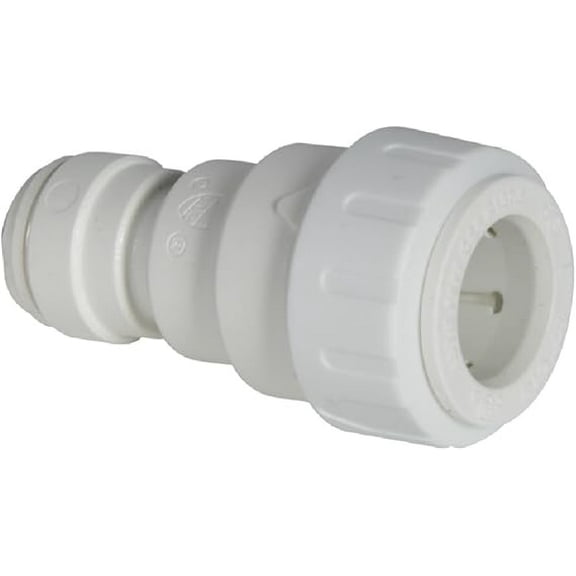 IPW Industries Inc.-John Guest (PSEI202008) Reducing Straight Connector 1/2" CTS X 1/4" OD Tubing