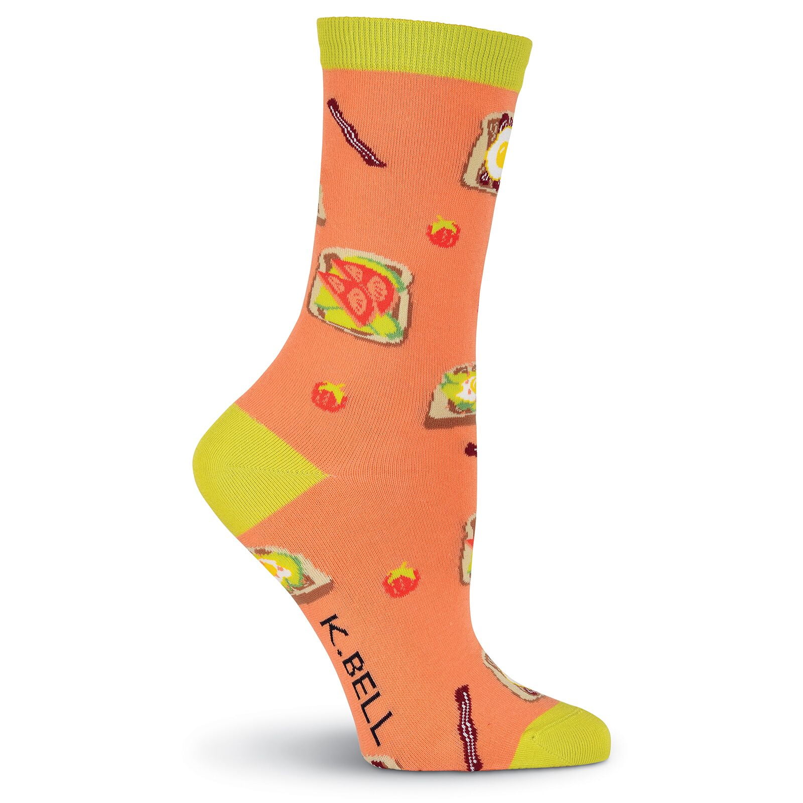 K. Bell Socks Avocado Toast Crew Socks