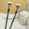 thumbnail image 4 of dianhelloya Eyelash Brush No Shedding Easy to Clean Soft Dense Bristles Curling Eyelash Flat Head Folded Fan-shaped Lashes Extension Brush Makeup Tools Black, 4 of 8