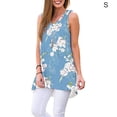 thumbnail image 2 of Guardurnaity Chaleco de mujer Camiseta sin mangas bohemia Camiseta sin mangas con cuello en V Camiseta sin mangas con cuello en V Camiseta casual Prendas para la parte del cuerpo lirio azul claro S Guardurnaity AP003124-06, 2 of 5