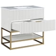 thumbnail image 3 of Meridian Furniture Monad White Bathroom Vanity, 3 of 16