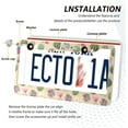 thumbnail image 4 of GZHJMY 2pcs Cactus Pattern License Plate Frame for Car Decorative Accessories Rustproof License Plate Cover with Screws for US Vehicles 12x6 Inch（316）, 4 of 7